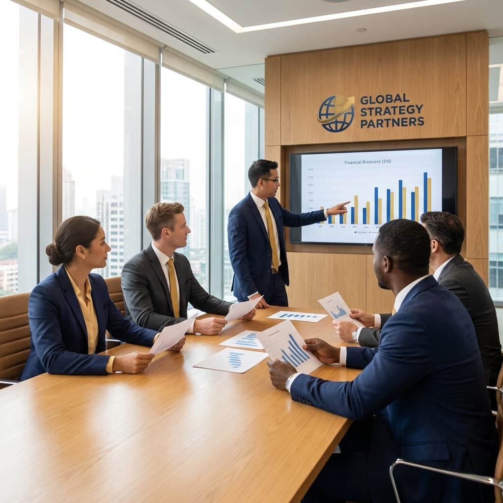 Professional team meeting